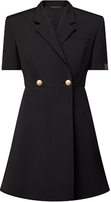 (W) Louis Vuitton SS25 雙排扣A字短袖連衣裙 1AHZY9 Order (W) Louis Vuitton SS25 雙排扣A字短袖連衣裙 1AHZY9