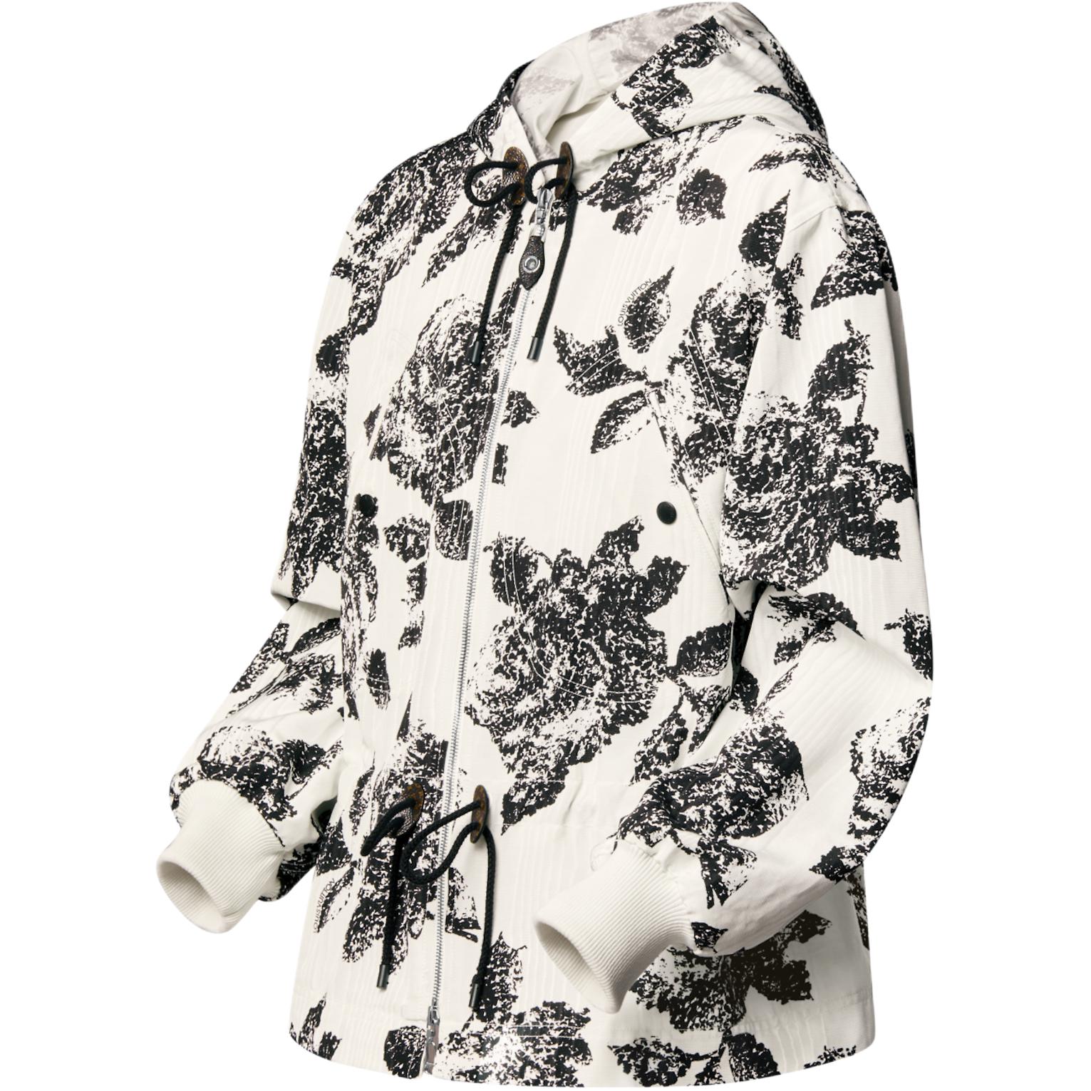 (Women) LOUIS VUITTON SS25 Floral Pattern Hooded Parka Jacket 1AHZV5 圖 4