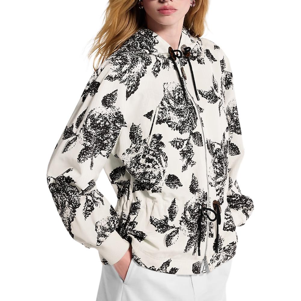 (Women) LOUIS VUITTON SS25 Floral Pattern Hooded Parka Jacket 1AHZV5 圖 5