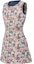 Shop (Women) Louis Vuitton SS25 Floral Print Sleeveless A-Line Dress Multi-Color 1AGPKS