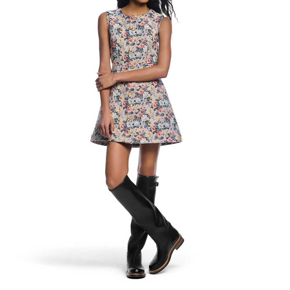 Purchase (W) 路易威登SS25花卉印花无袖A字连衣裙女士多色 1AGPKT