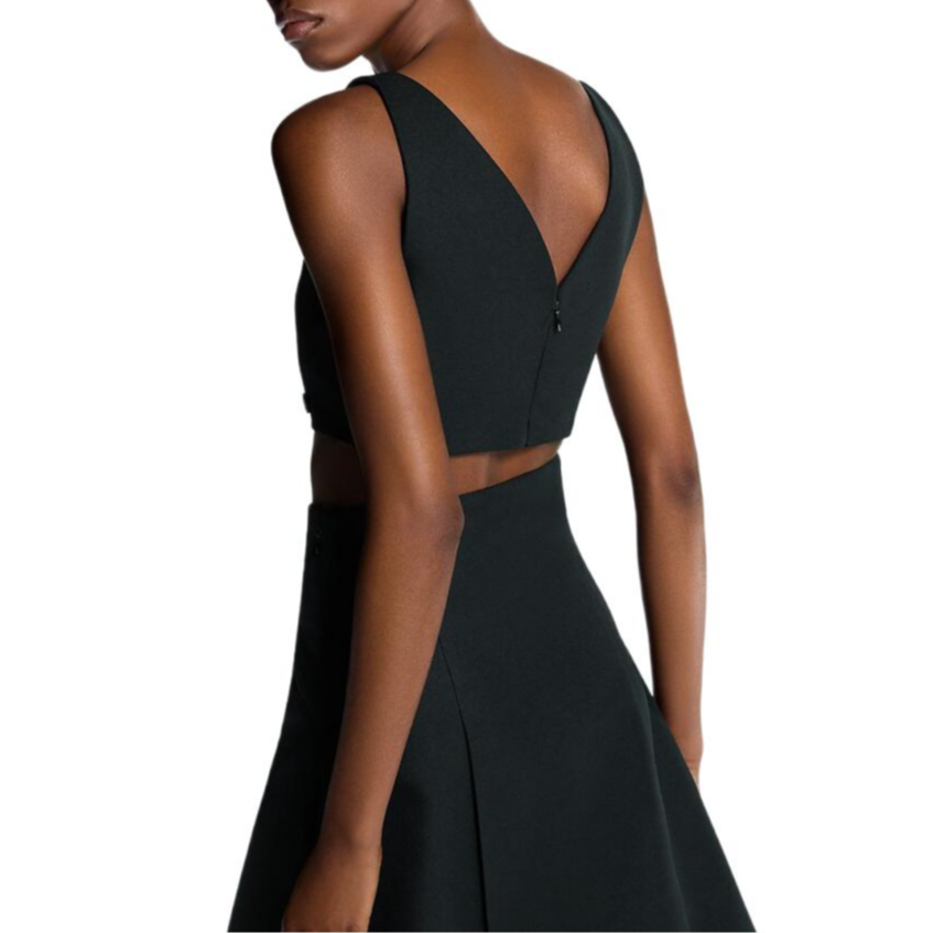 Sizing (W) 루이비통 SS25 가바딘 V넥 슬림 크롭 조끼 1AI821