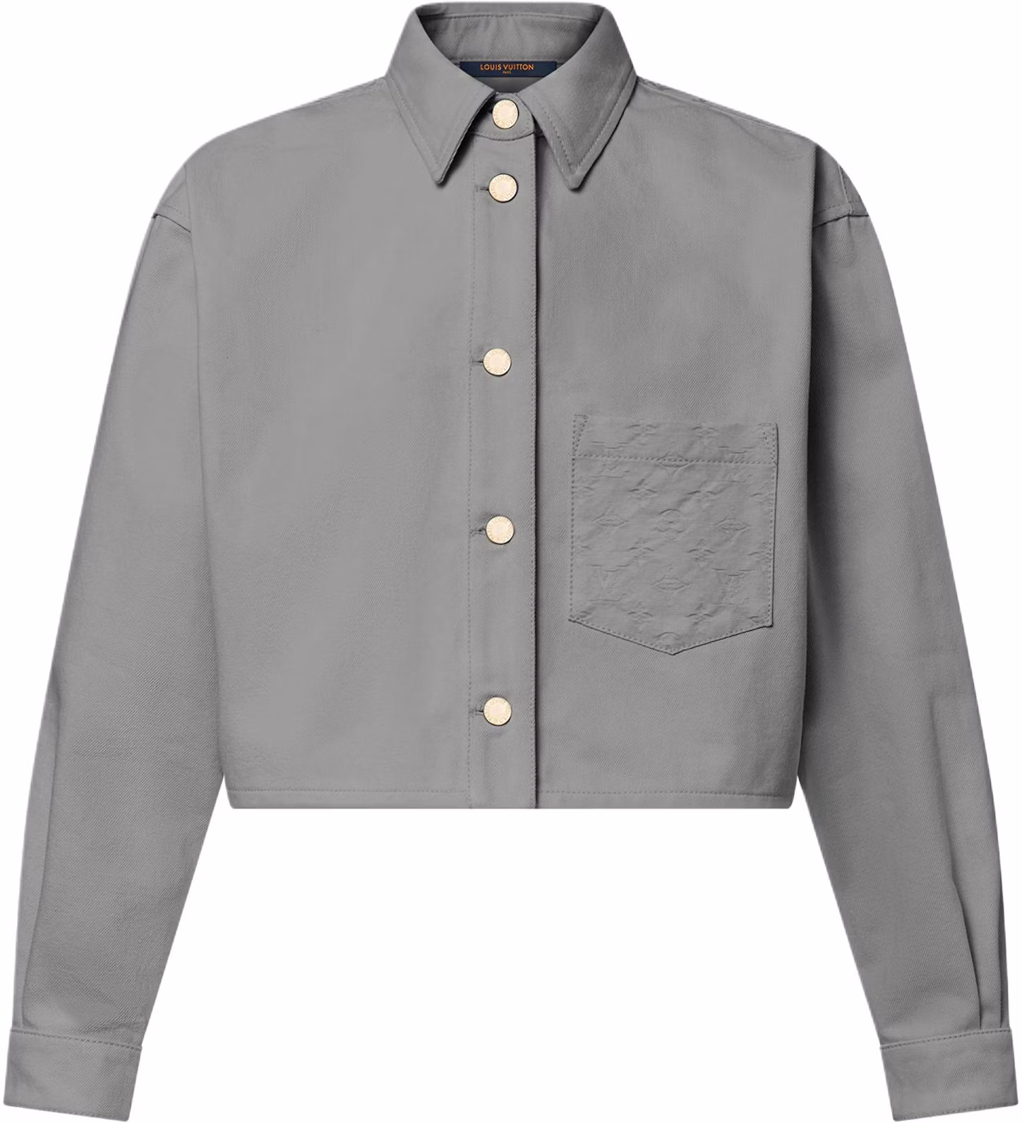 women-louis-vuitton-ss-25-grey-denim-long-sleeve-cropped-shirt-with-logo-for-women-1-ahhth