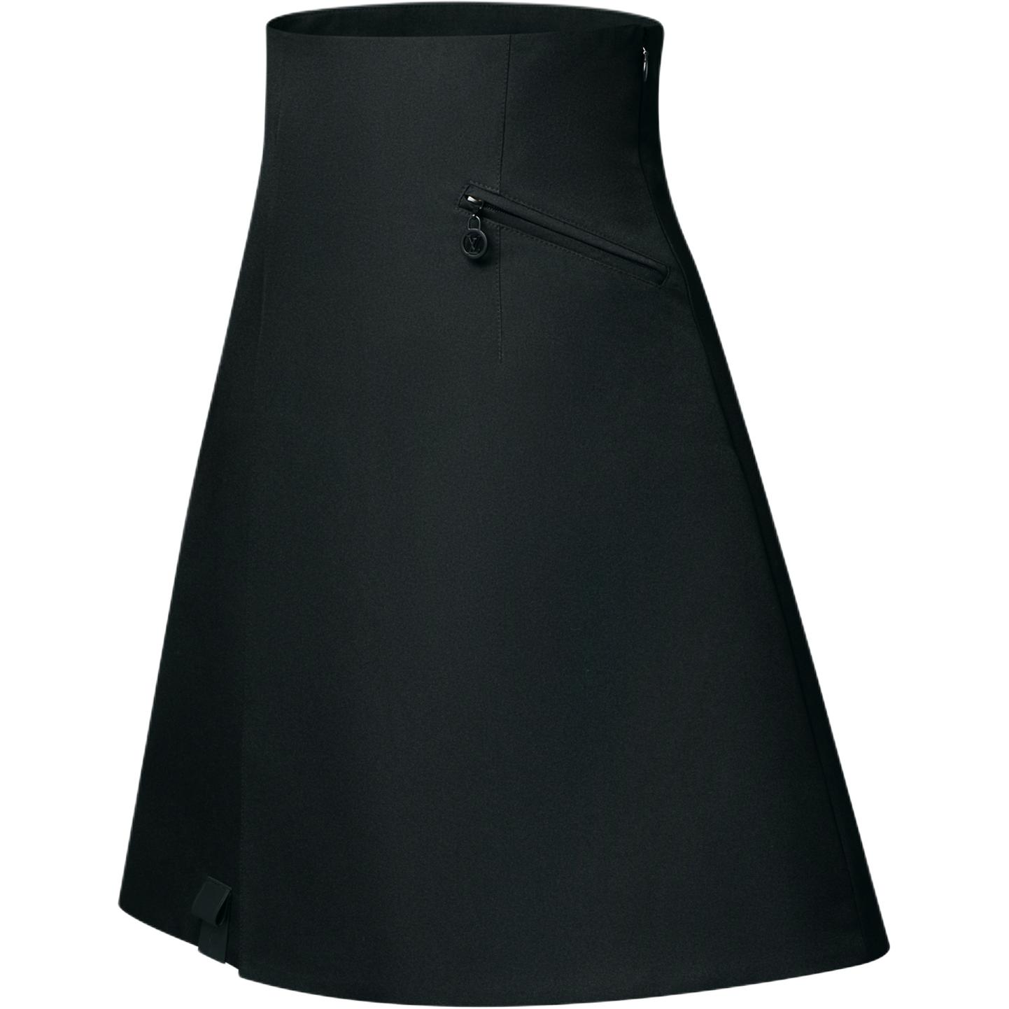 Details for (Women) LOUIS VUITTON SS25 High-Waisted Gabardine Mini A-Line Skirt Women 1AHZRM