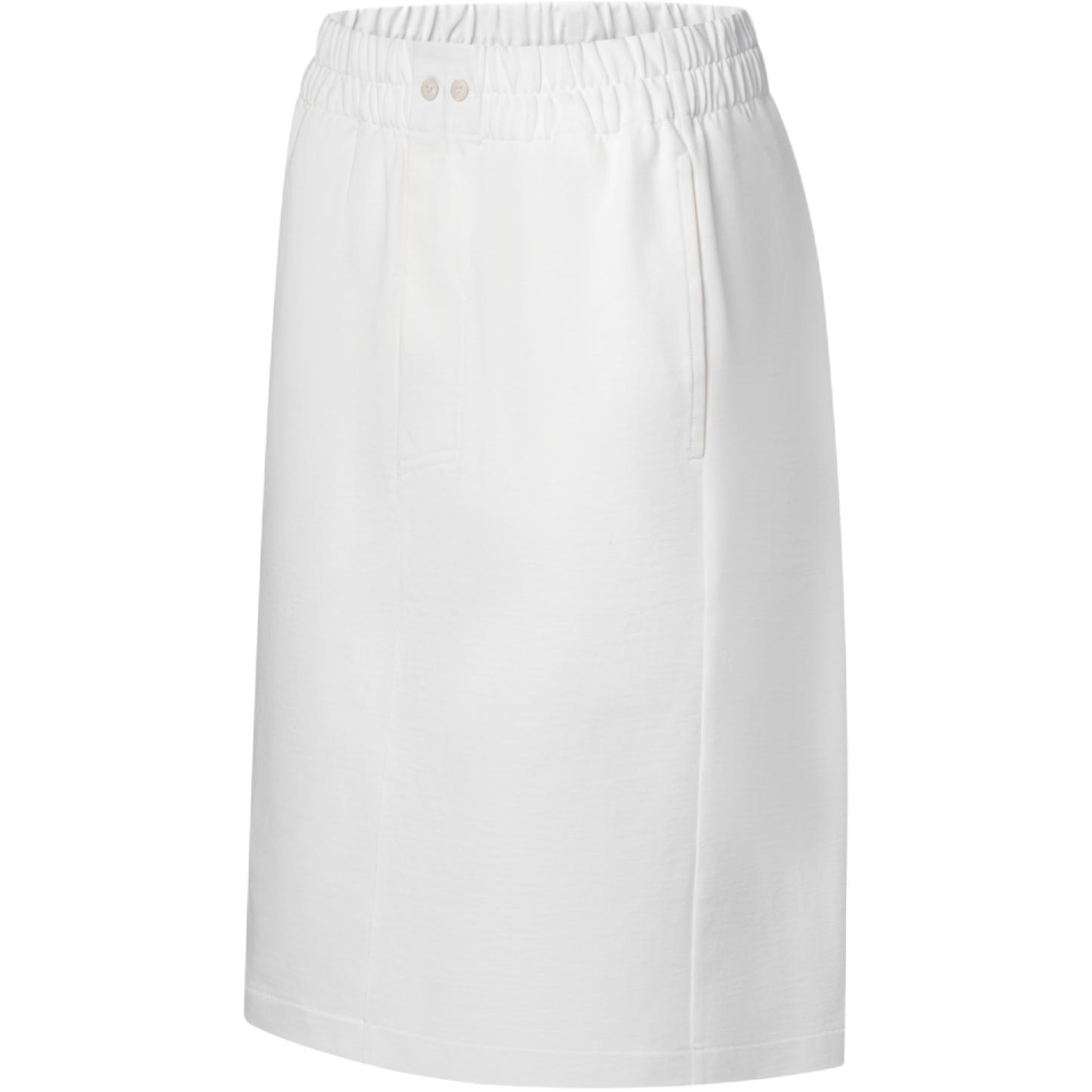 Shop (Women) LOUIS VUITTON SS25 Knit Stretch Denim Skirt with Back Pocket 1AIIMV