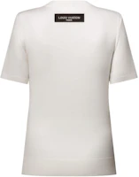 Lookbook (Women) LOUIS VUITTON SS25 Knitted Short Sleeve Sweater with Tag Details 1AIA51