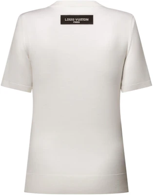 (W) Jersey de Manga Corta Tejido LOUIS VUITTON SS25 con Detalles de Etiqueta 1AIA51 Lookbook (W) Jersey de Manga Corta Tejido LOUIS VUITTON SS25 con Detalles de Etiqueta 1AIA51