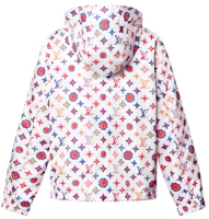 Lookbook (Women) Louis Vuitton SS25 Logo Red Hoodie Long Sleeve Jacket for Women 1AGSLI