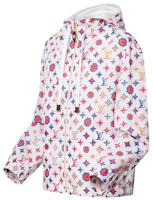 Shop (Women) Louis Vuitton SS25 Logo Red Hoodie Long Sleeve Jacket for Women 1AGSLI