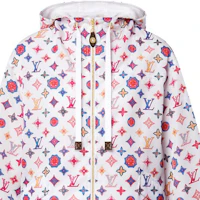 Purchase (Women) Louis Vuitton SS25 Logo Red Hoodie Long Sleeve Jacket for Women 1AGSLI