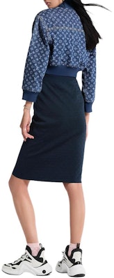 (Women) LOUIS VUITTON SS25 Monogram Denim Cropped Aviator Jacket 1AI176 Sizing (Women) LOUIS VUITTON SS25 Monogram Denim Cropped Aviator Jacket 1AI176