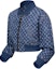 Shop (Women) LOUIS VUITTON SS25 Monogram Denim Short Aviator Jacket for Women 1AI173