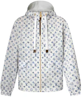 (Women) LOUIS VUITTON SS25 Nautical Jacquard Zip-Up Hoodie Parka White 1AHGMI (Women) LOUIS VUITTON SS25 Nautical Jacquard Zip-Up Hoodie Parka White 1AHGMI
