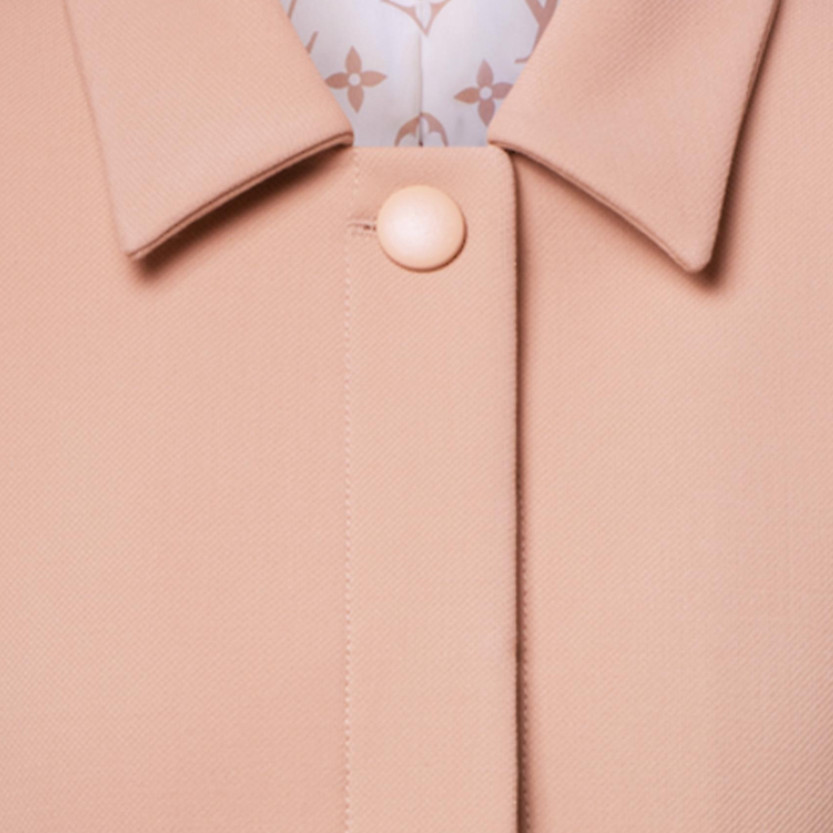 (Women) LOUIS VUITTON SS25 Pink Slim Fit Long Sleeve Coat for Women 1AHZLX 圖 7