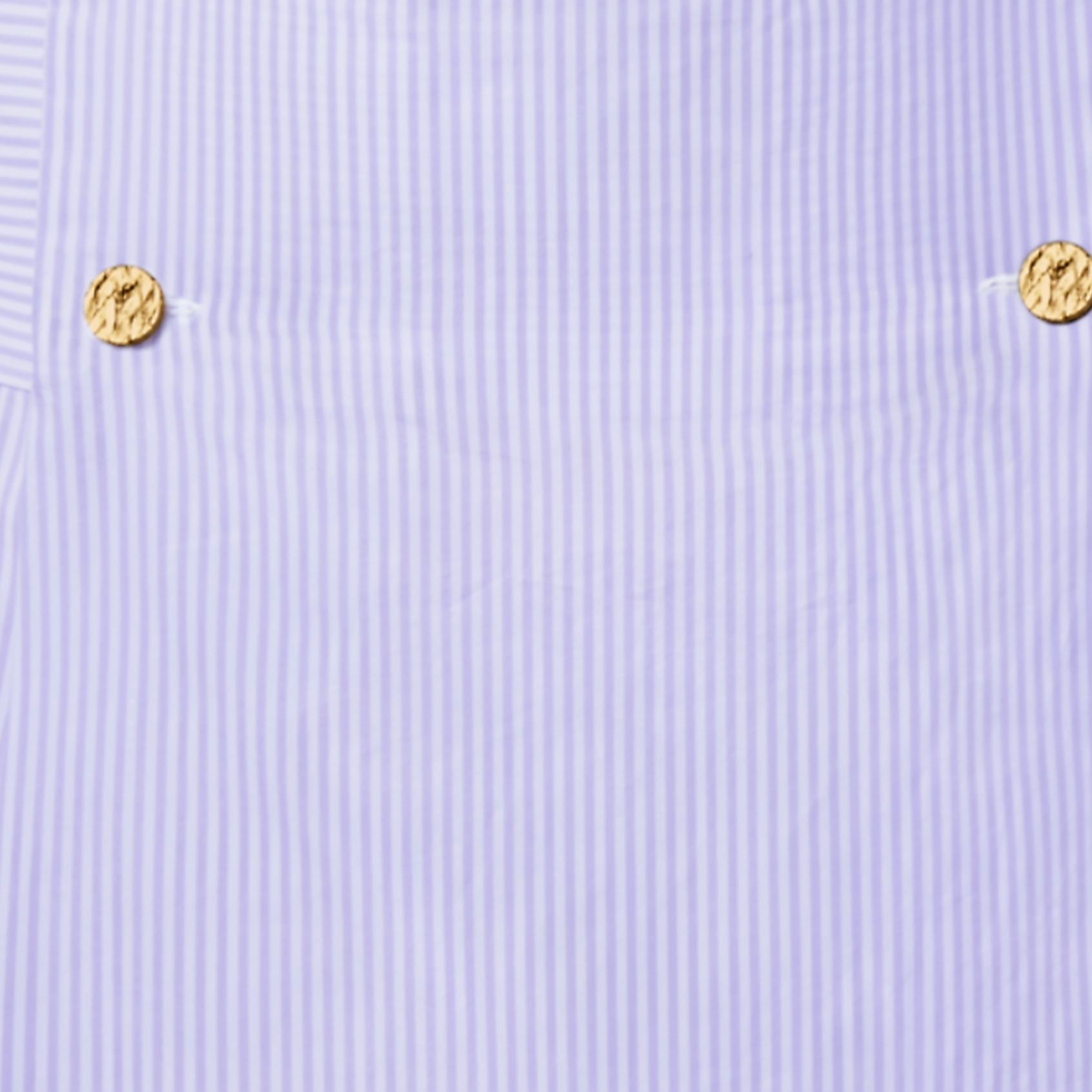 (Women) LOUIS VUITTON SS25 Purple Striped Button Textured Casual Midi Skirt 1AHZUH 圖 5