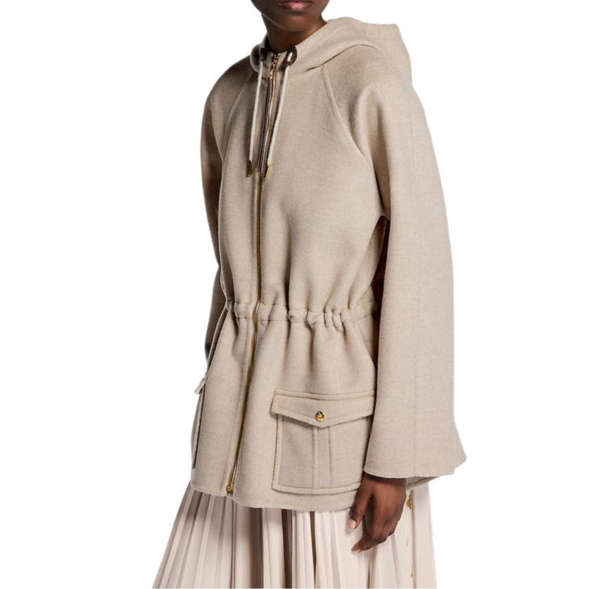 (Women) Louis Vuitton SS25 Reversible Hooded Drawstring Zip Long Sleeve Parka 1AHZN0 圖 6