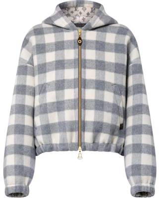 (W) Chaqueta Louis Vuitton SS25 Reversible con Capucha a Cuadros Gris 1AGPEO Buy (W) Chaqueta Louis Vuitton SS25 Reversible con Capucha a Cuadros Gris 1AGPEO