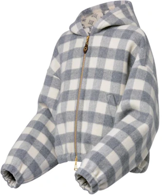 (W) Chaqueta Louis Vuitton SS25 Reversible con Capucha a Cuadros Gris 1AGPEO Shop (W) Chaqueta Louis Vuitton SS25 Reversible con Capucha a Cuadros Gris 1AGPEO