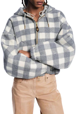 (W) Chaqueta Louis Vuitton SS25 Reversible con Capucha a Cuadros Gris 1AGPEO Purchase (W) Chaqueta Louis Vuitton SS25 Reversible con Capucha a Cuadros Gris 1AGPEO