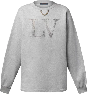 (Women) LOUIS VUITTON SS25 Rhinestone Cotton Knit Crewneck Sweater 1AIBL5 Order (Women) LOUIS VUITTON SS25 Rhinestone Cotton Knit Crewneck Sweater 1AIBL5