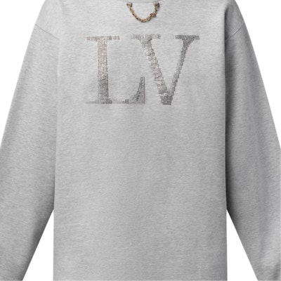 (Women) Louis Vuitton SS25 Rhinestone Cotton Knit Crewneck Sweater 1AIBL6 Purchase (Women) Louis Vuitton SS25 Rhinestone Cotton Knit Crewneck Sweater 1AIBL6