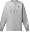 Order (W) LOUIS VUITTON SS25 Baju Knit Kapas Crewneck Rhinestone 1AIBL4