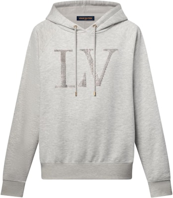 (Women) LOUIS VUITTON SS25 Rhinestone Letter Drawstring Hoodie Sweatshirt 1AIBLC Order (Women) LOUIS VUITTON SS25 Rhinestone Letter Drawstring Hoodie Sweatshirt 1AIBLC