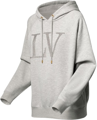 (Women) LOUIS VUITTON SS25 Rhinestone Letter Drawstring Hoodie Sweatshirt 1AIBLC Shop (Women) LOUIS VUITTON SS25 Rhinestone Letter Drawstring Hoodie Sweatshirt 1AIBLC