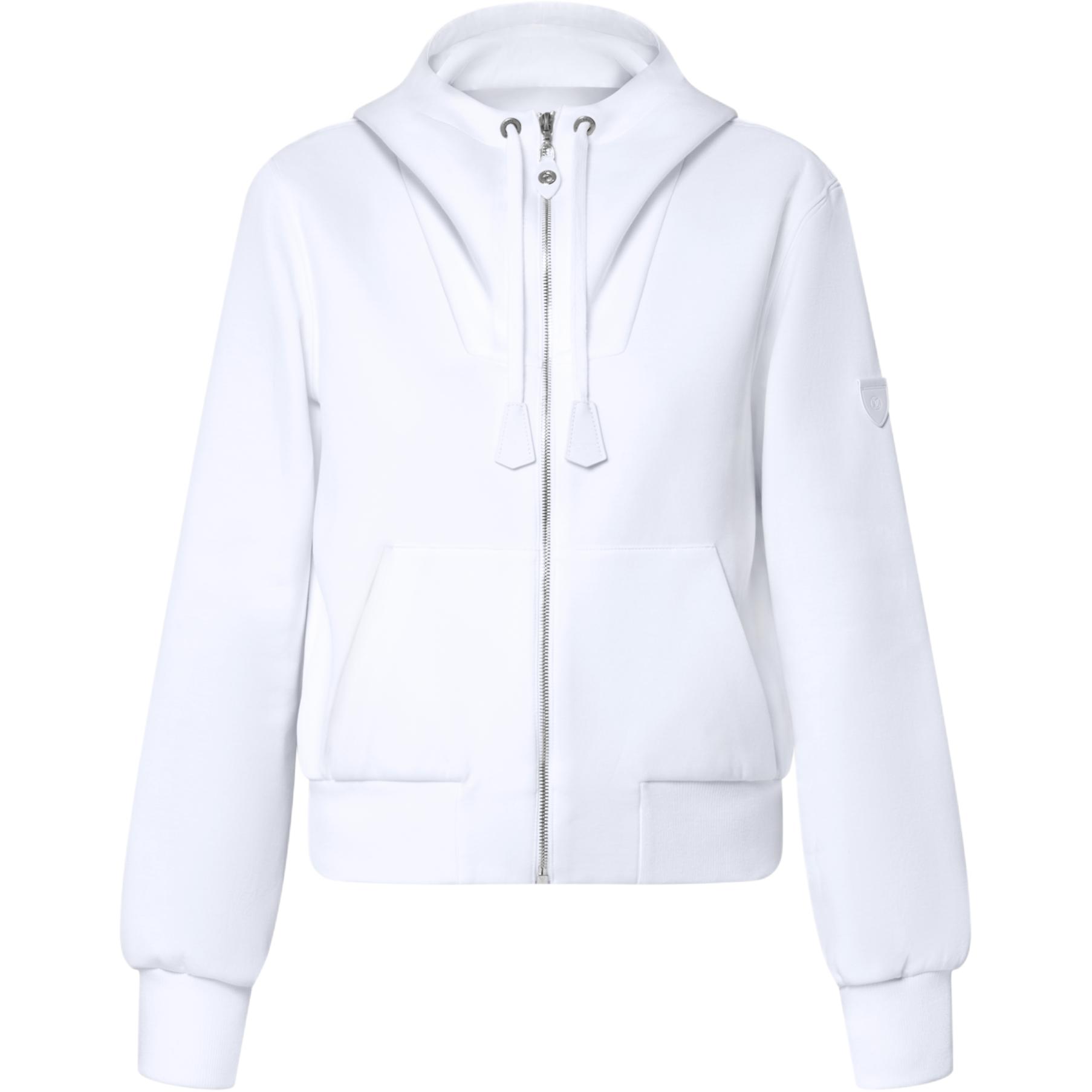 (Women) LOUIS VUITTON SS25 Ribbed Hem Hooded Sweatshirt 1AIAS3