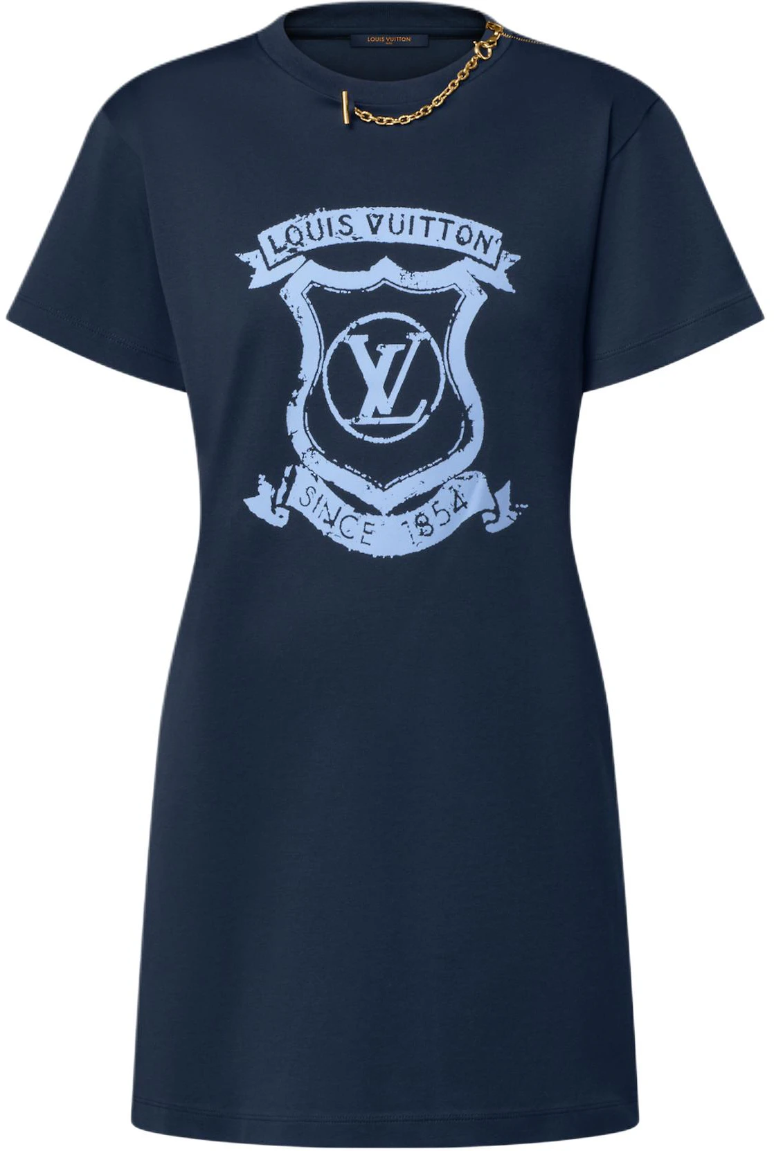women-louis-vuitton-ss-25-shield-logo-pattern-round-neck-short-sleeve-dress-women-1-ai-390