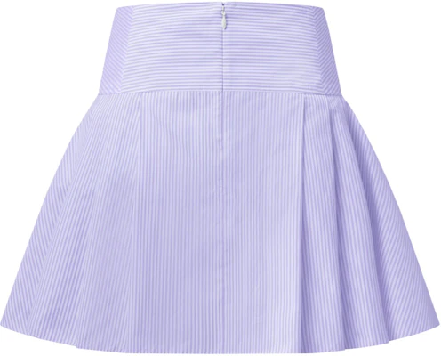 (W) 路易威登 SS25 女士紫色条纹纹理纽扣休闲裙 1AHZUE Lookbook (W) 路易威登 SS25 女士紫色条纹纹理纽扣休闲裙 1AHZUE