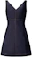 Lookbook (Women) LOUIS VUITTON SS25 V-Neck Zip Mini A-Line Sleeveless Dress Women Navy Blue 1AI135