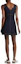 Purchase (Women) LOUIS VUITTON SS25 V-Neck Zip Mini A-Line Sleeveless Dress Women Navy Blue 1AI135