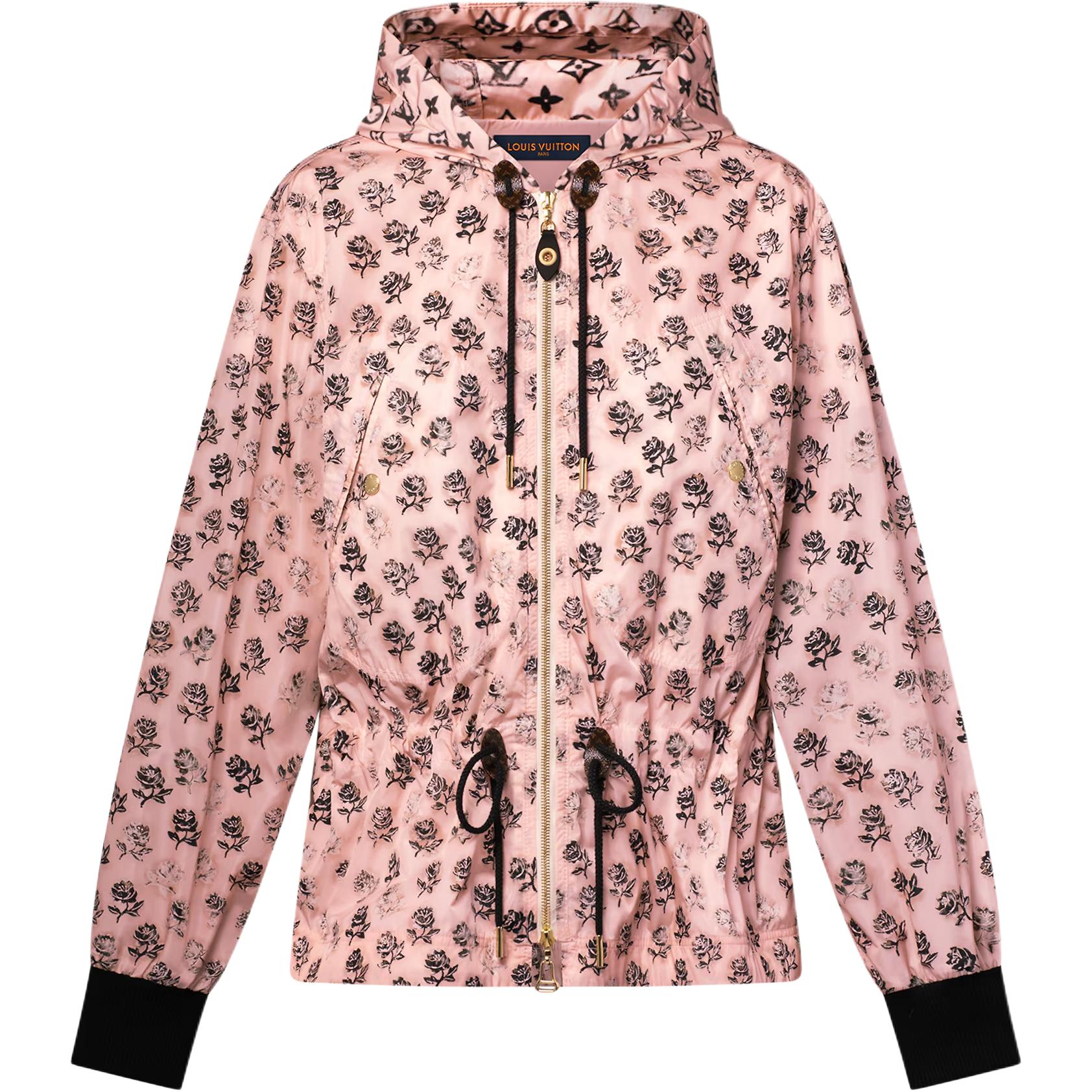 (Women) LOUIS VUITTON SS25 Washed Floral Parka Pink 1AIAHC