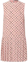 (Women) LOUIS VUITTON SS25 Washed Print Pleated Zipper Sleeveless Dress Pink Womens. 1AIAPT (Women) LOUIS VUITTON SS25 Washed Print Pleated Zipper Sleeveless Dress Pink Womens. 1AIAPT