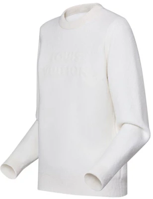 (W) 루이비통 SS25 화이트 풀오버 긴팔 스웨트셔츠 1AGHG6 Shop (W) 루이비통 SS25 화이트 풀오버 긴팔 스웨트셔츠 1AGHG6