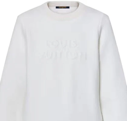 (W) 루이비통 SS25 화이트 풀오버 긴팔 스웨트셔츠 1AGHG6 Purchase (W) 루이비통 SS25 화이트 풀오버 긴팔 스웨트셔츠 1AGHG6