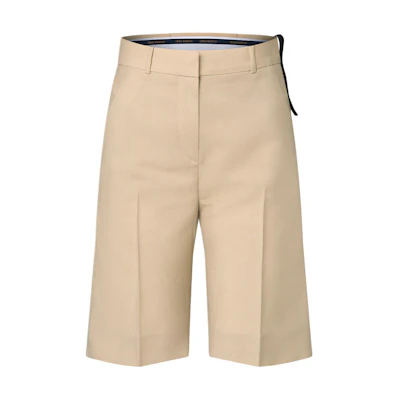 (Women) LOUIS VUITTON SS25 Wool Mohair Bermuda Casual Shorts 1AIACI