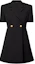Order (Women) Louis Vuitton SS25 Wrap-Style Double-Breasted A-Line Short Sleeve Dress 1AHZYA