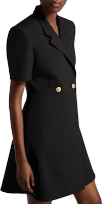 (Women) Louis Vuitton SS25 Wrap-Style Double-Breasted A-Line Short Sleeve Dress 1AHZYA Purchase (Women) Louis Vuitton SS25 Wrap-Style Double-Breasted A-Line Short Sleeve Dress 1AHZYA