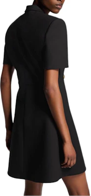 (Women) Louis Vuitton SS25 Wrap-Style Double-Breasted A-Line Short Sleeve Dress 1AHZYA Details for (Women) Louis Vuitton SS25 Wrap-Style Double-Breasted A-Line Short Sleeve Dress 1AHZYA