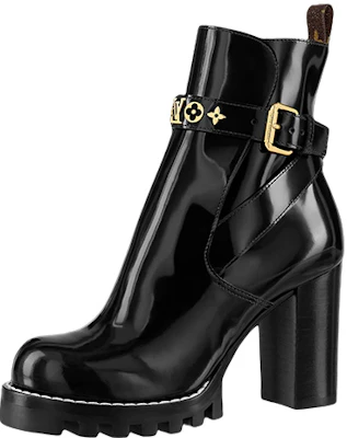 LOUIS VUITTON 路易威登 Star Trail 小牛皮踝靴 女款 黑色 Buy LOUIS VUITTON 路易威登 Star Trail 小牛皮踝靴 女款 黑色