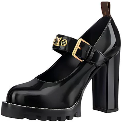 LOUIS VUITTON 路易威登 星軌 淺口小牛皮高跟鞋 女款 黑色 Buy LOUIS VUITTON 路易威登 星軌 淺口小牛皮高跟鞋 女款 黑色