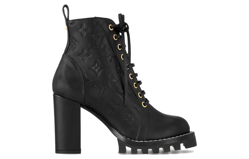 Order (W) Louis Vuitton Star Trail Stivaletto ''Pelle Nera'' 1ACH0H