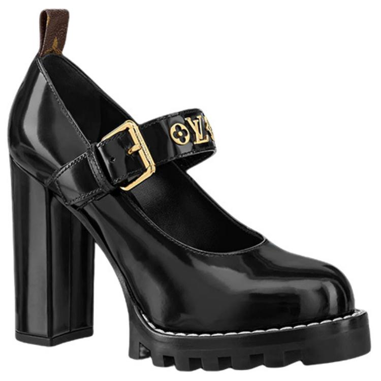 Order (W) Louis Vuitton Star Trail Sepatu Boot Hitam 1A952V