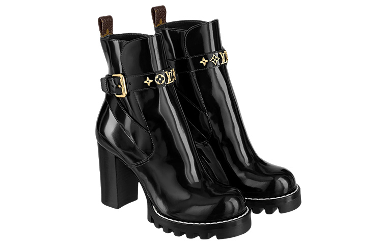Lookbook (W) Louis Vuitton Star Trail Stivaletto ''Pelle Nera'' 1A95HO