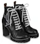 Lookbook (W) Louis Vuitton Star Trail Stiefelette ''Schwarz Weiß Kalbsleder'' 1A4WLK