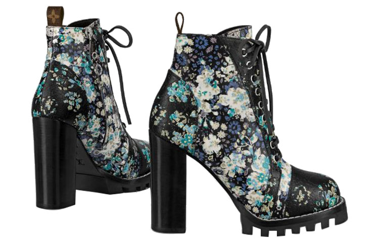 (W) LV Star Trail Ankle Boot 'Blue Black Print' 圖 5