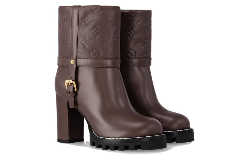 Lookbook (W) Louis Vuitton Star Trail Stivaletto ''Monogram LV Fibbia Marrone'' 1ACIAN