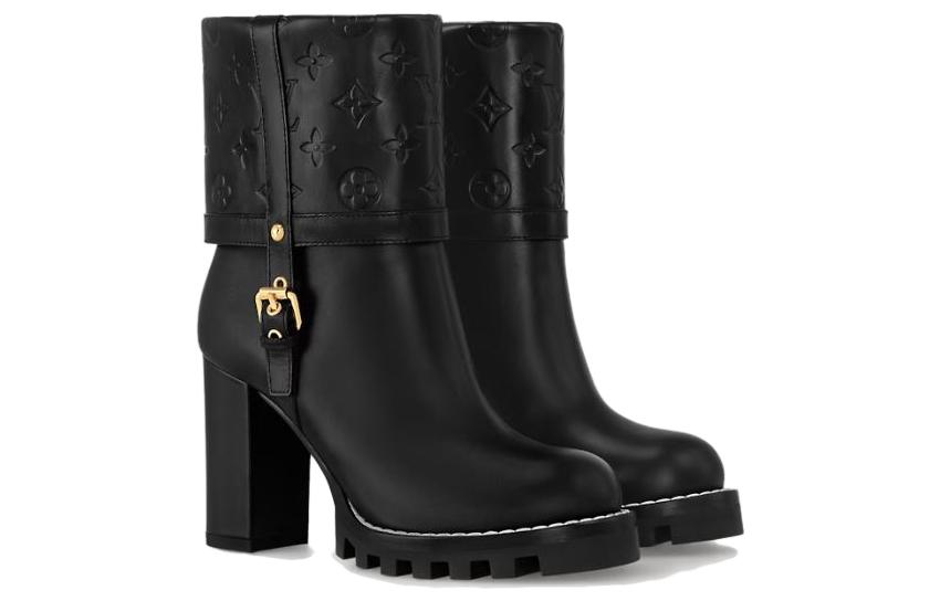 Lookbook (W) Louis Vuitton Star Trail Boot ''Zwart Leren Gesp'' 1ACIAF